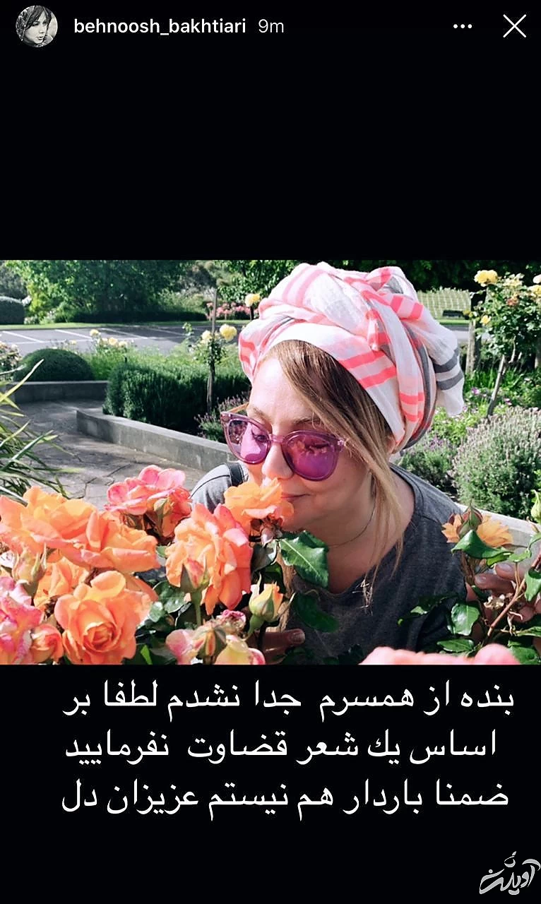 واکنش بهنوش بختیاری به شایعه جدایی از همسرش/ عکس